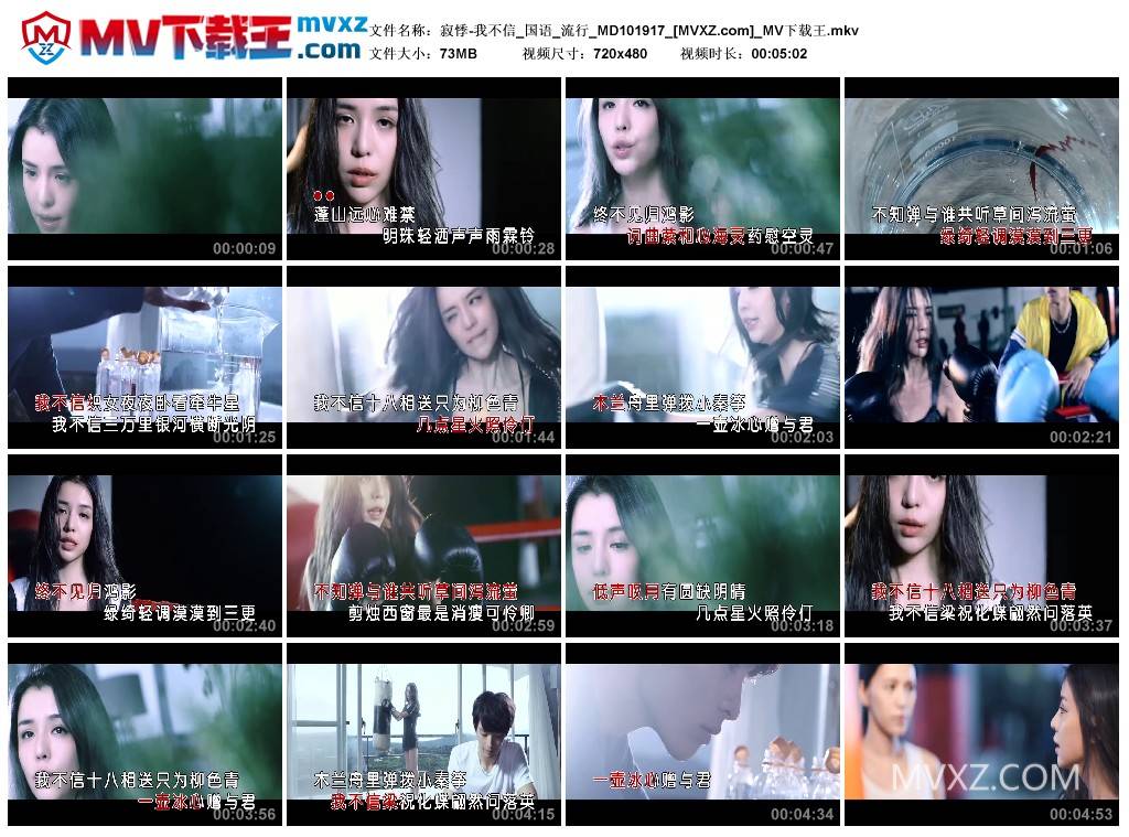 寂悸-我不信_国语_流行_MD101917